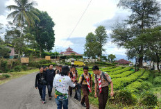 Pramuka Pagar Alam Ambil Bagian di Festival Dempo 2025 Napak Tilas