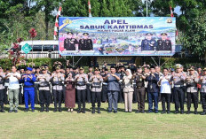 Wali Kota Pagaralam Hadiri Apel Sabuk Kamtibmas