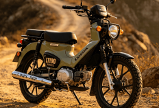 Leten LT190: Motor Bebek Bergaya Petualang Mirip Honda CT125, Mengusung Transmisi Otomatis CVT yang Praktis