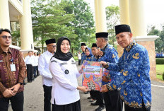 Wawako Pagar Alam Serahkan Penghargaan untuk PNS Purna Tugas