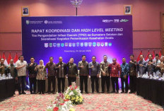 Pj Wako Hadiri Rakor dan Level High Meeting TPID di Palembang