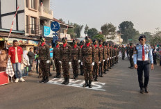 98 Regu Pelajar Meriahkan Lomba Gerak Jalan Tingkat SMP dan SMA