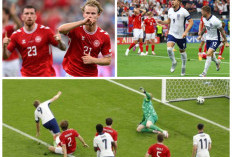 Hasil Euro 2024 - Inggris vs Denmark Sama Kuat