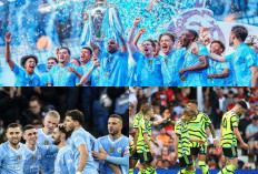 Liga Inggris - Manchester City Juara, Arsenal Kembali Jaga Trofi The Citizens 2 Musim Beruntun