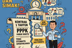 Kontrak PPPK Paruh Waktu Tidak Otomatis Diperpanjang