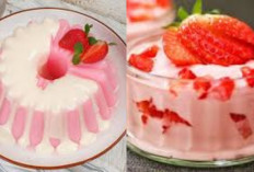  Resep Puding Stroberi Hidangan Penutup Nikmat Bikin Nagih!