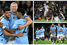 Liga Champions, Erling Haaland Cetak Gol Akrobatik,  Manchester City menang 5-0 atas Sparta Praha