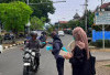 Puskesmas Perandonan Bagikan Masker Gratis