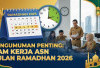 Ramadhan, Jam Kerja ASN Berkurang
