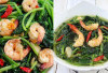 Buruan Cobain Resep Tumis Daun Ubi Udang Saus Tiram!